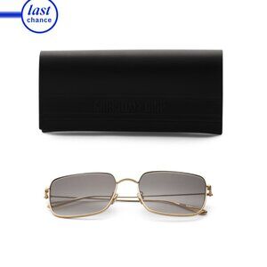 DIOR Gold 59mm Square Sunglasses